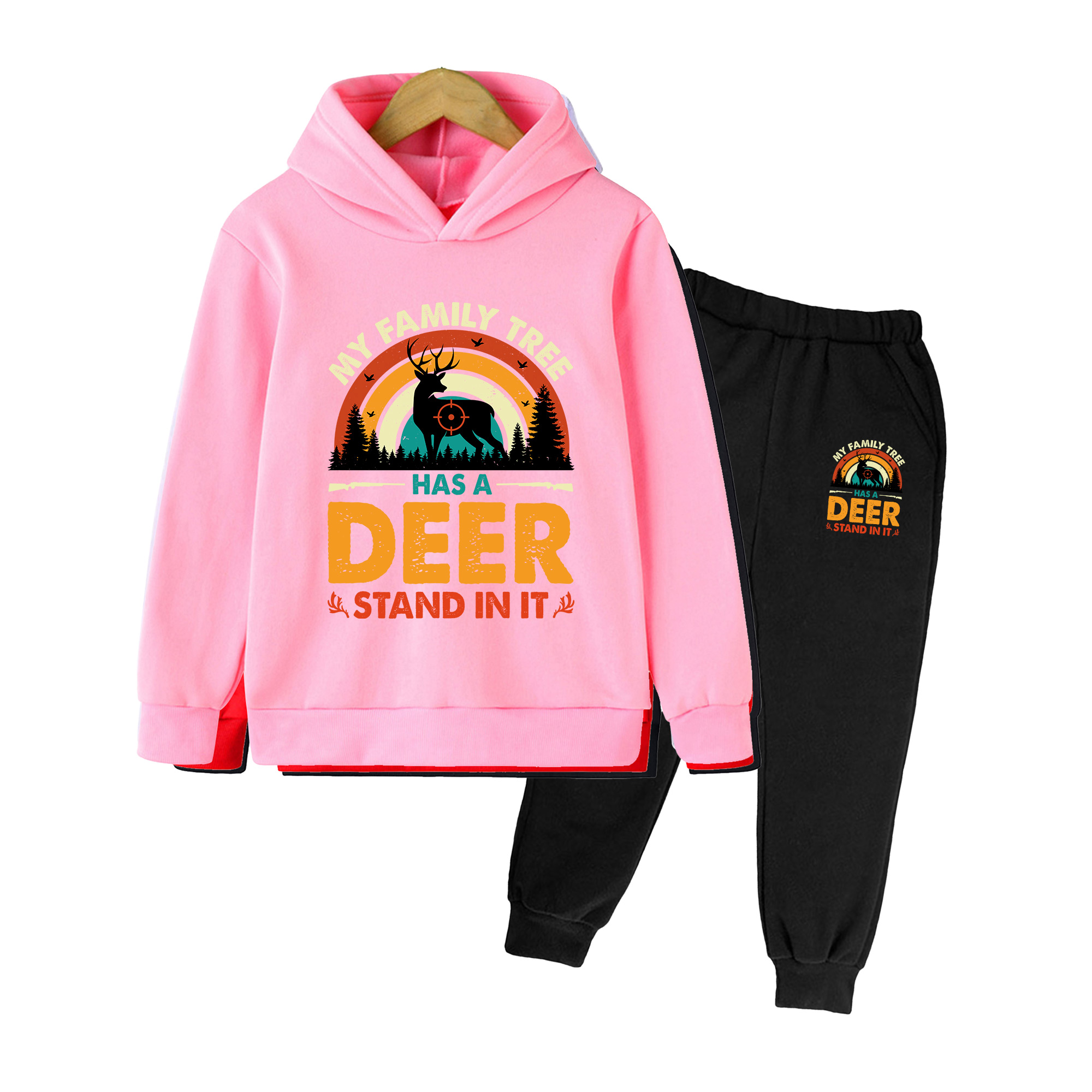 Kids Hoodie & Sweatpants Set,  - огляд і ціна Outdoor Hunting Outfit