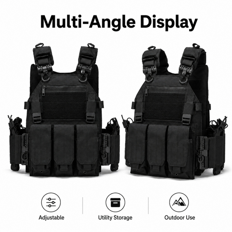 Tactical Vest Polyester Carrie - огляд і ціна Outdoor Hunting Magazines