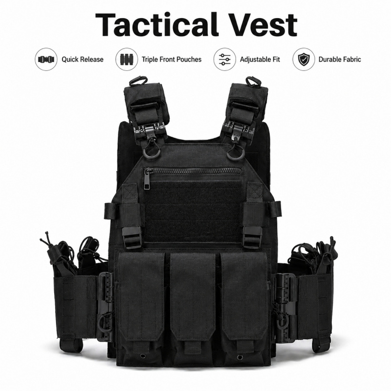 Tactical Vest Polyester Carrie - огляд і ціна Outdoor Hunting Magazines