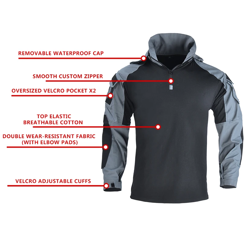 Men Outdoor Tactical Camo Unif - огляд і ціна Outdoor Hunting Outfit