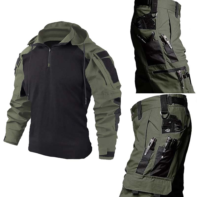 Men's CP Camo Tactical Combat  - огляд і ціна Hunting Outdoor Shirts