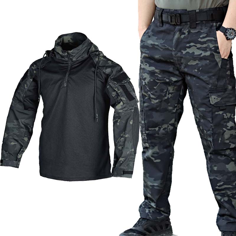 Men's CP Camo Tactical Combat  - огляд і ціна Hunting Outdoor Shirts