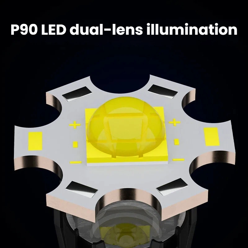 High-power P90 LED Flashlight  - огляд і ціна Hunting Outdoor