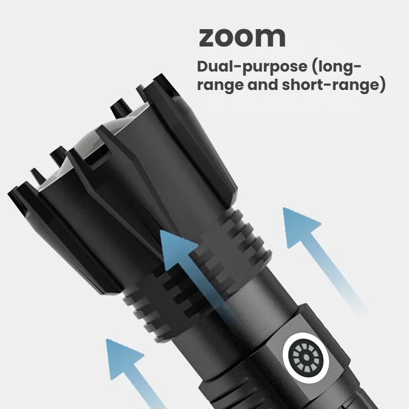 High-power P90 LED Flashlight  - огляд і ціна Hunting Outdoor