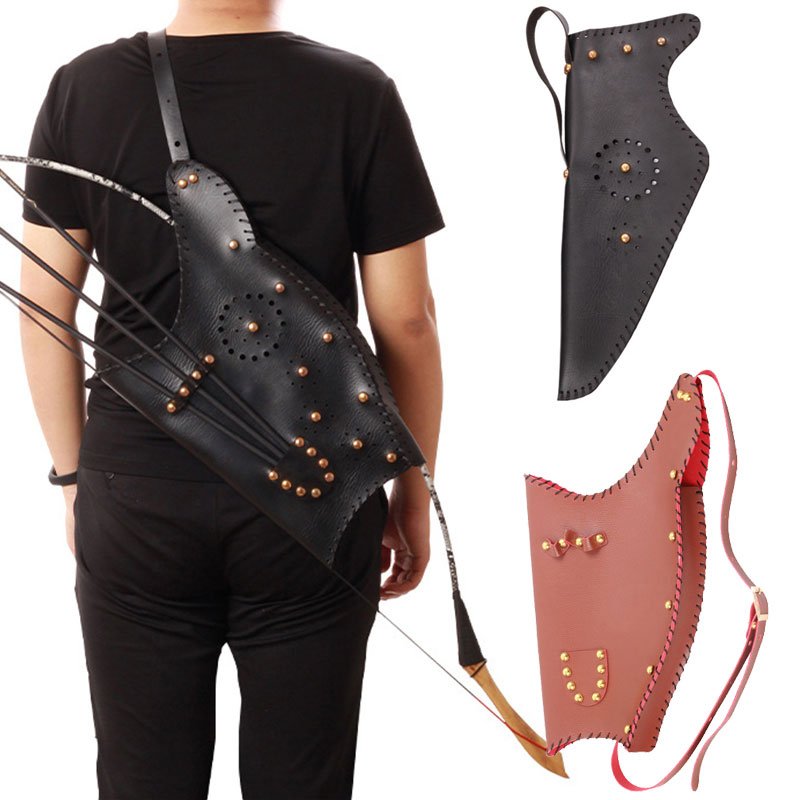Traditional PU Leather Archery - огляд і ціна Quiver Arrow Back